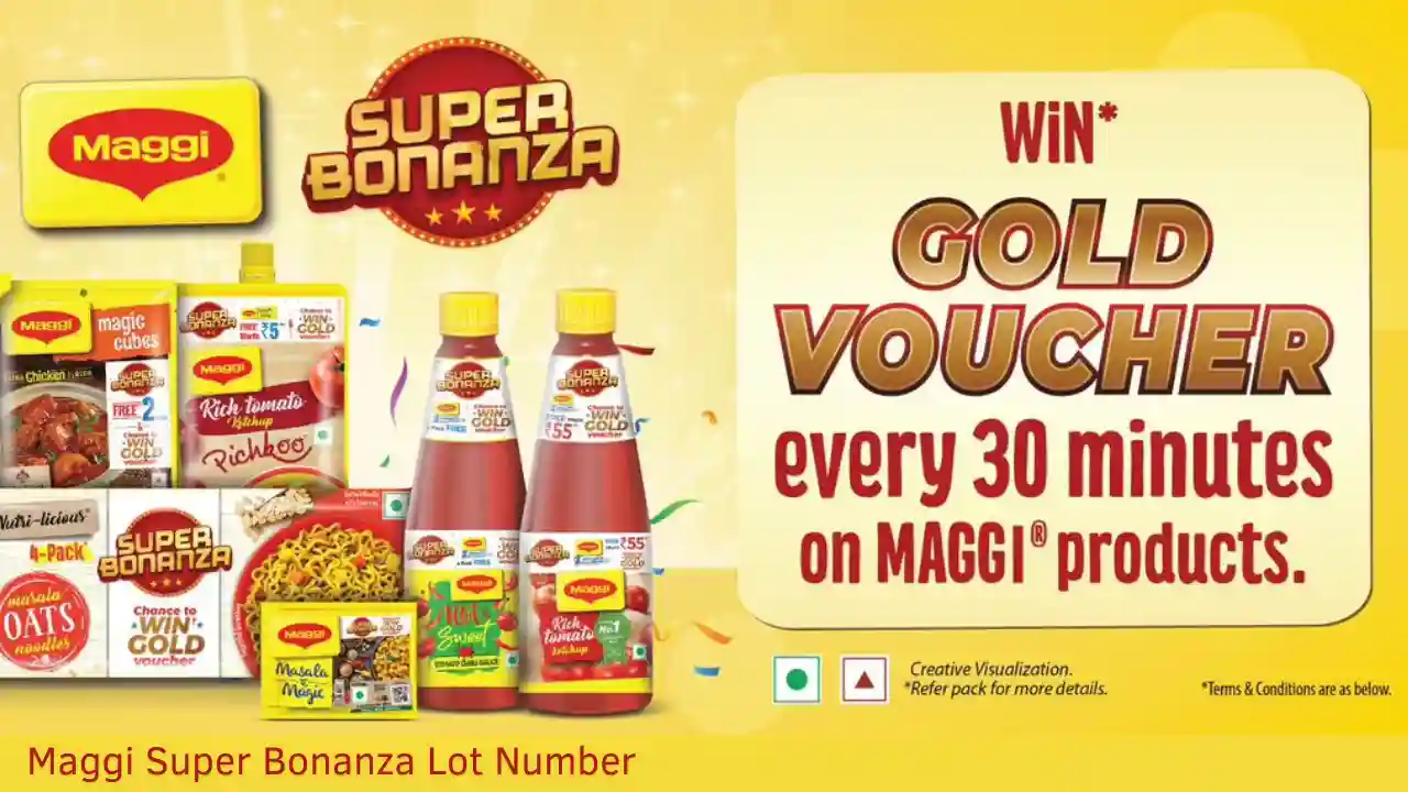 Read more about the article Maggi Super Bonanza Lot Number: SMS & Win ₹9999 Gold Voucher