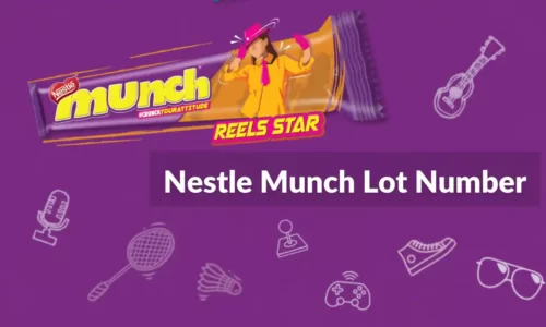 SMS Munch Lot Number And Win Maha Prizes